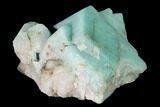 2" Amazonite Crystal Cluster with Smoky Quartz - Colorado - #168061-1